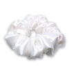 Zijden Scrunchie Pearl White